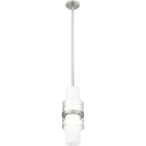 Cayden 1 Light 6.5 inch Brushed Nickel Pendant Ceiling Light