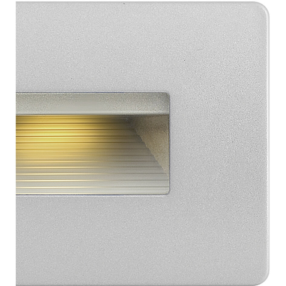 Hardy Island Luna 120v 4.00 watt Titanium Landscape Step Light in 2700K, Horizontal
