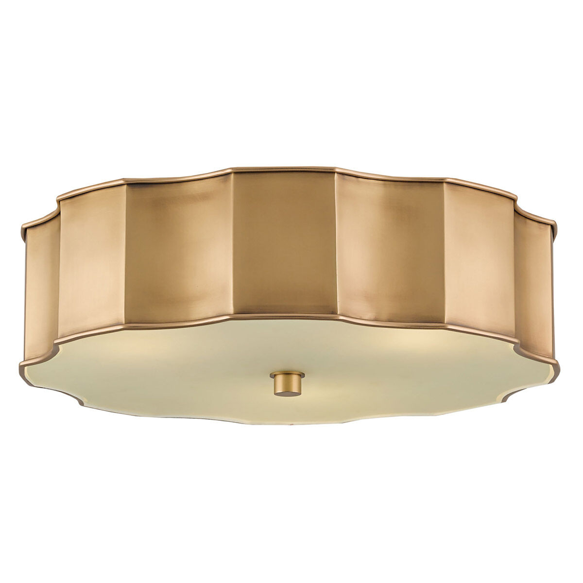 Antique brass 2024 flush mount light