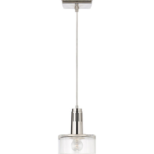 Visual Comfort Thomas O'Brien Iris 1 Light 8 inch Polished Nickel Pendant Ceiling Light TOB5702PN-CG - Open Box