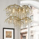 Autumn Twilight 18 Light 31 inch Mystic Gold Chandelier Ceiling Light, Large