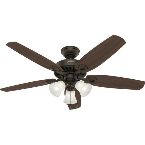 Builder 52 inch New Bronze with Brazilian Cherry/Harvest Mahogany Blades Ceiling Fan