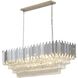 Canada LED 12.3 inch Chrome Chandelier Ceiling Light