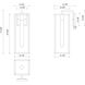 Alora Mood Brentwood 1 Light 17.63 inch Textured Black Outdoor Wall Light