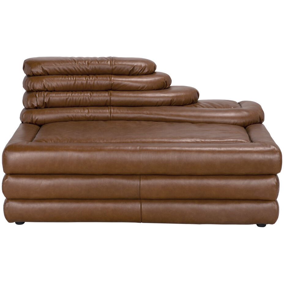 Bandera Roche Tan Modular Sofa, Right