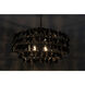Vulcan 4 Light 29 inch Matte Black Chandelier Ceiling Light