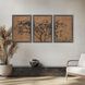 Bloesem Brown and Black Framed Art