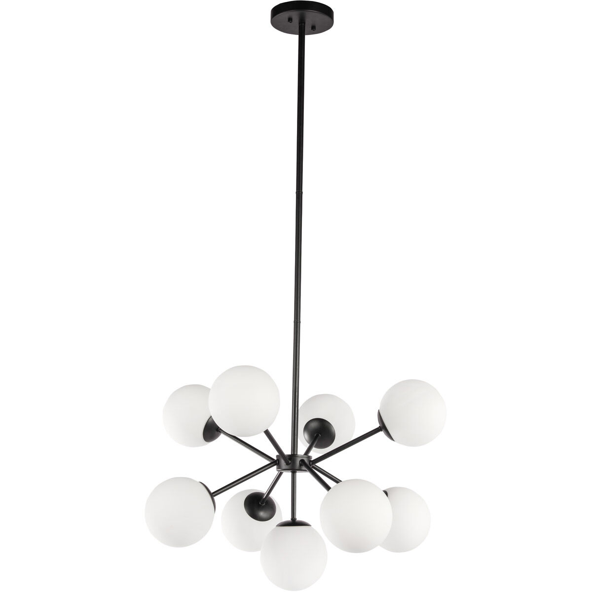 Jupiter 9 Light 26 inch Black Pendant Ceiling Light