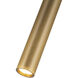 Mason LED 1.63 inch Vintage Brass Pendant Ceiling Light