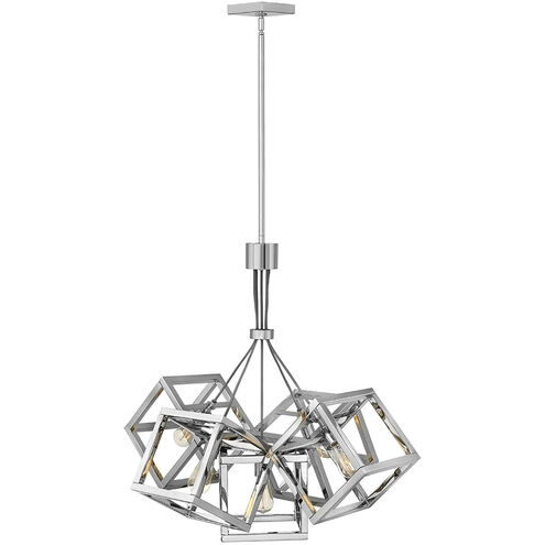 Ensemble LED 28.25 inch Polished Nickel Chandelier Ceiling Light