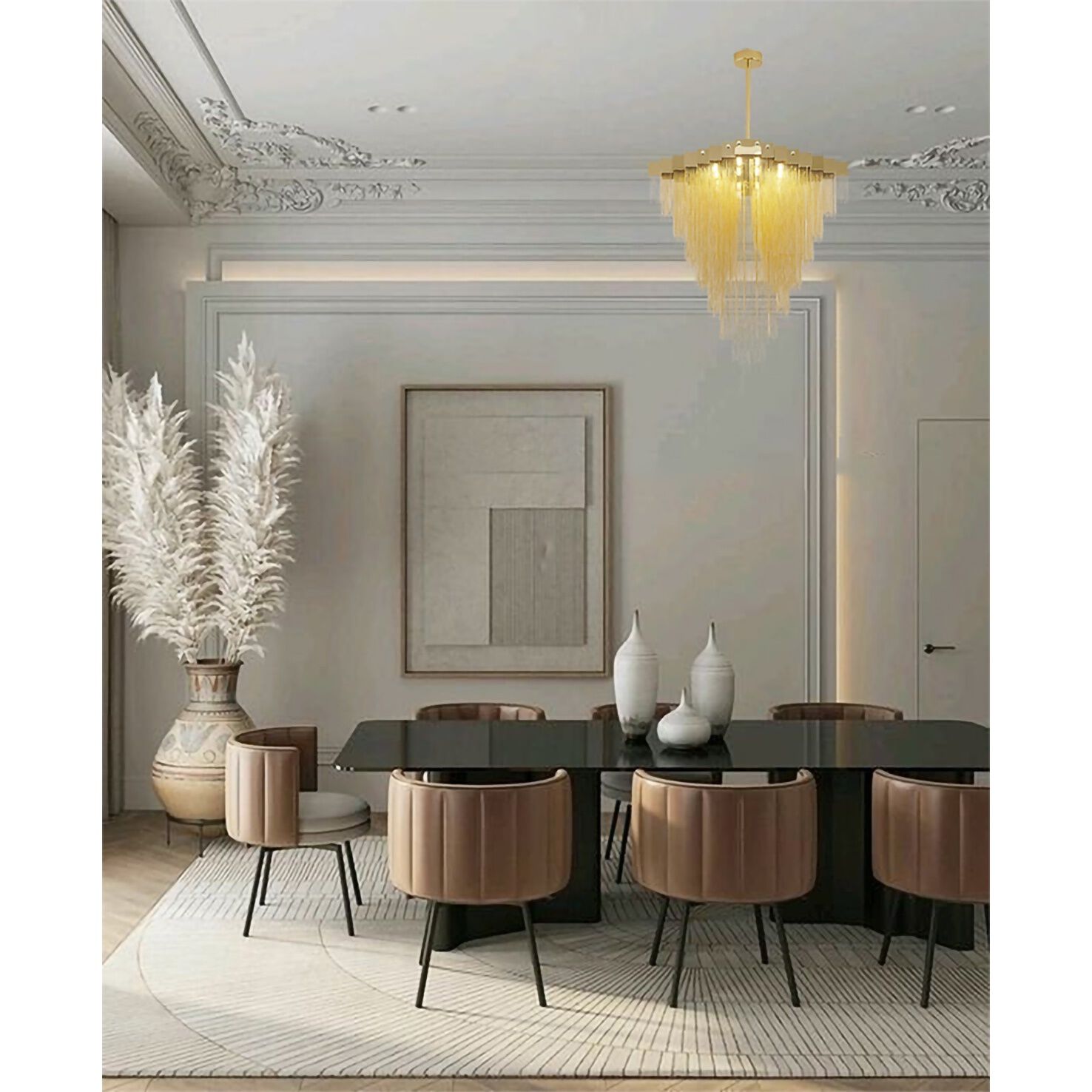 IMG Series 16 Light 23.6 inch Gold Chandelier Ceiling Light