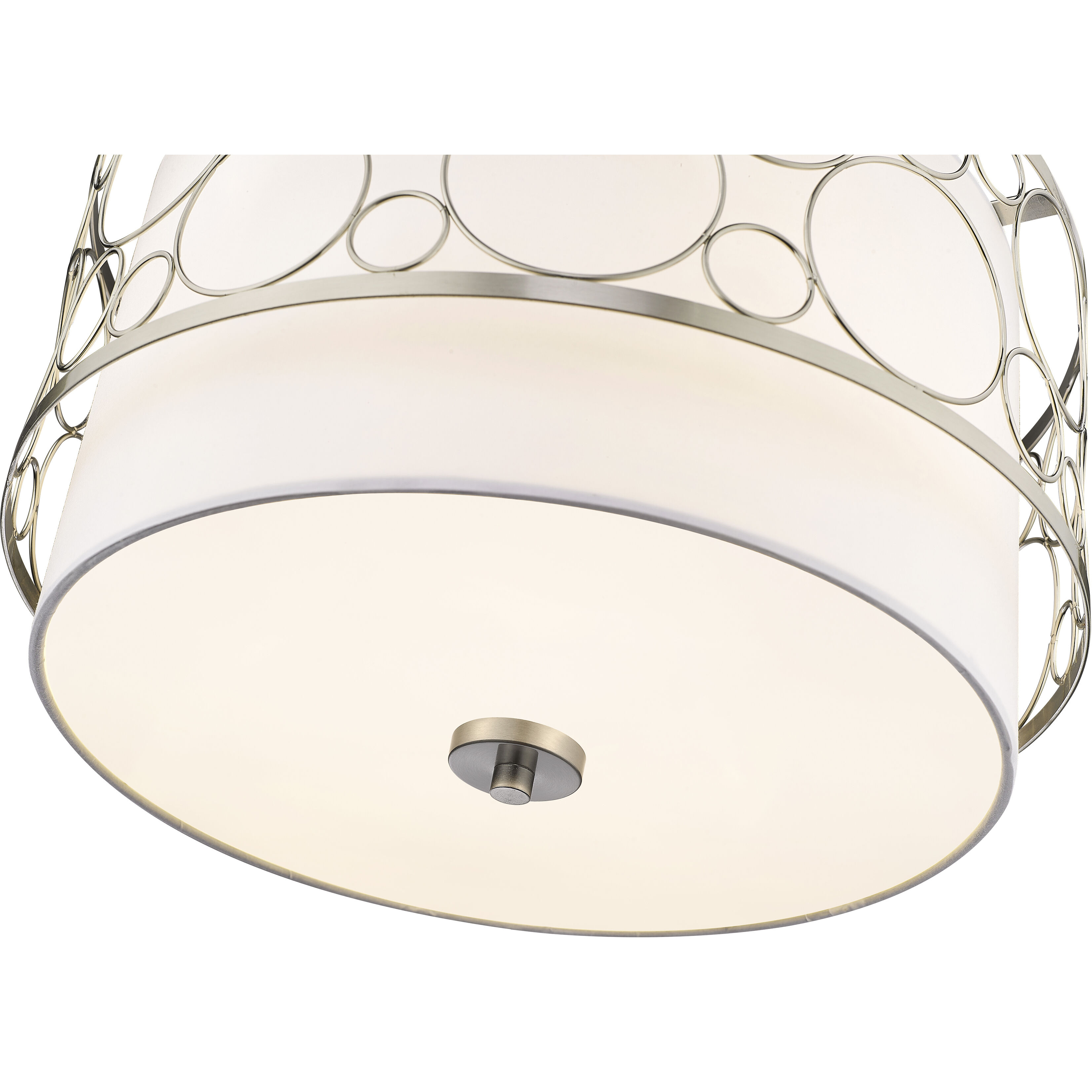 Kendall 3 Light 17 inch Brushed Nickel Pendant Ceiling Light