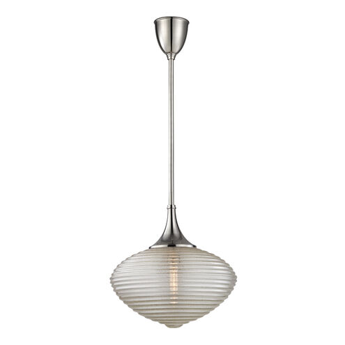 Knox 1 Light 15.75 inch Satin Nickel Pendant Ceiling Light