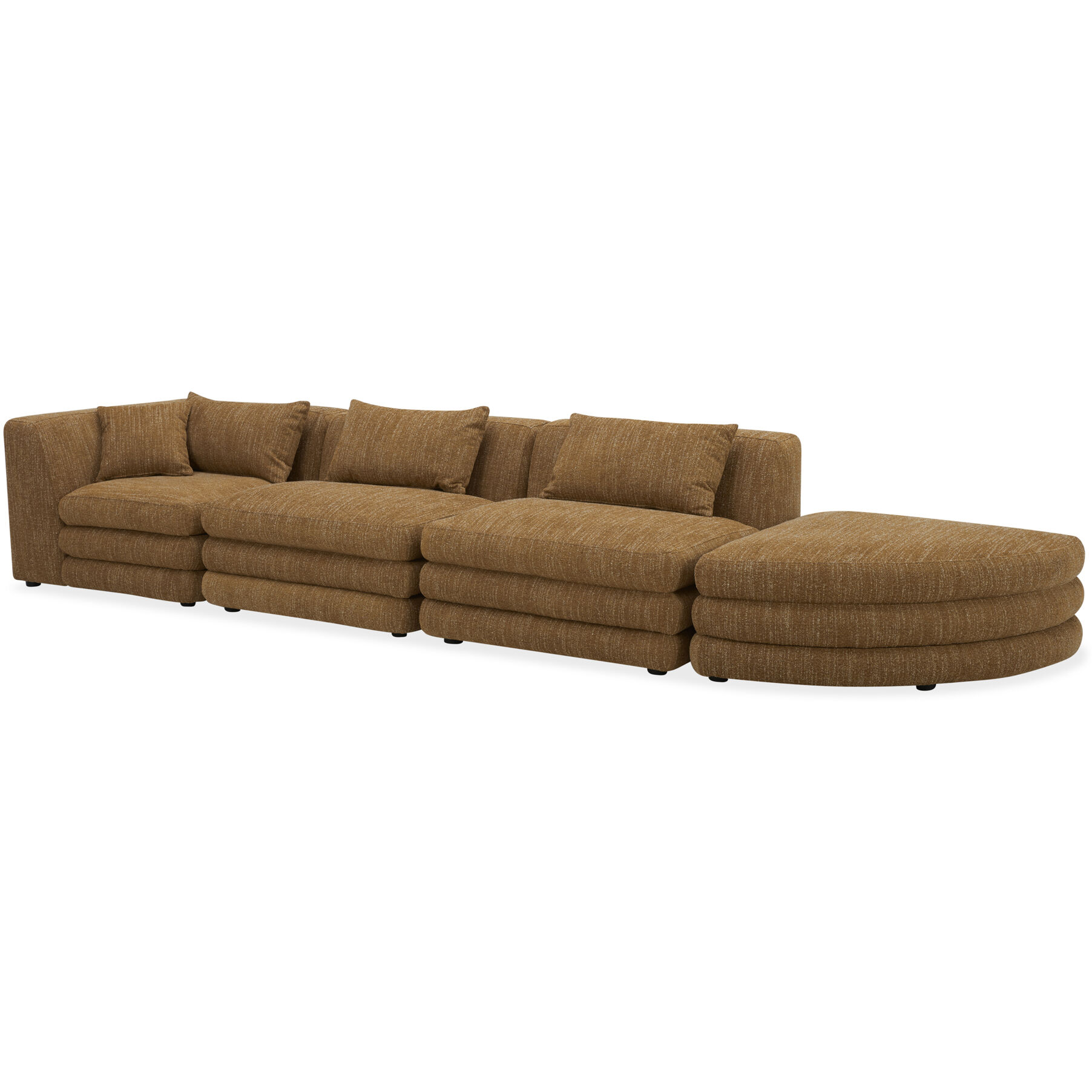 Lowtide Linear Amber Glow Modular Sectional