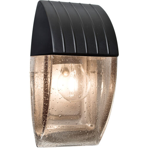 Aqua 1 Light 10 inch Black Outdoor Wall Sconce