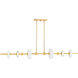 Maynard LED 60 inch Aged Brass Linear Pendant Ceiling Light