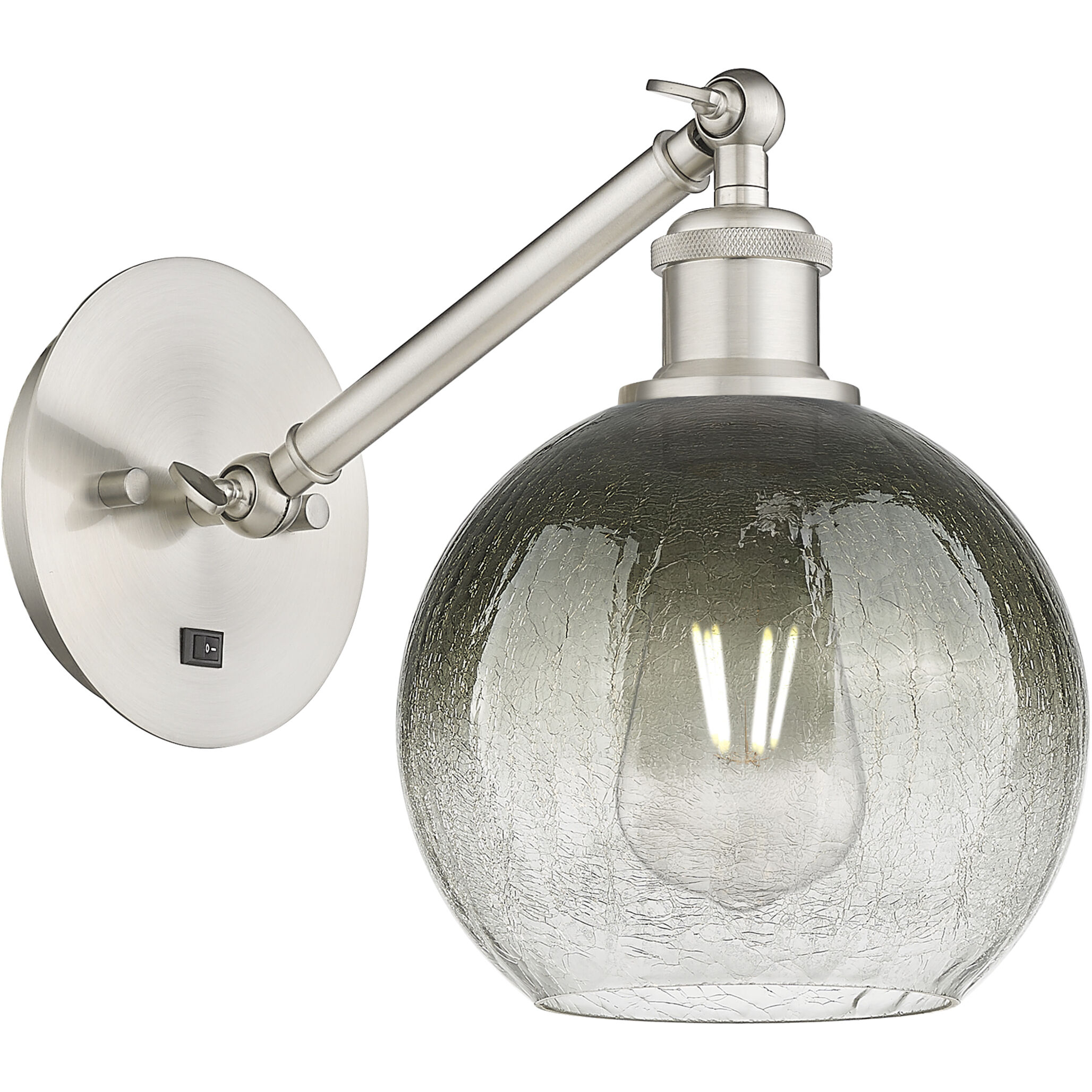 Ballston Brookhaven Globe 1 Light 7.88 inch Swing Arm Light/Wall Lamp