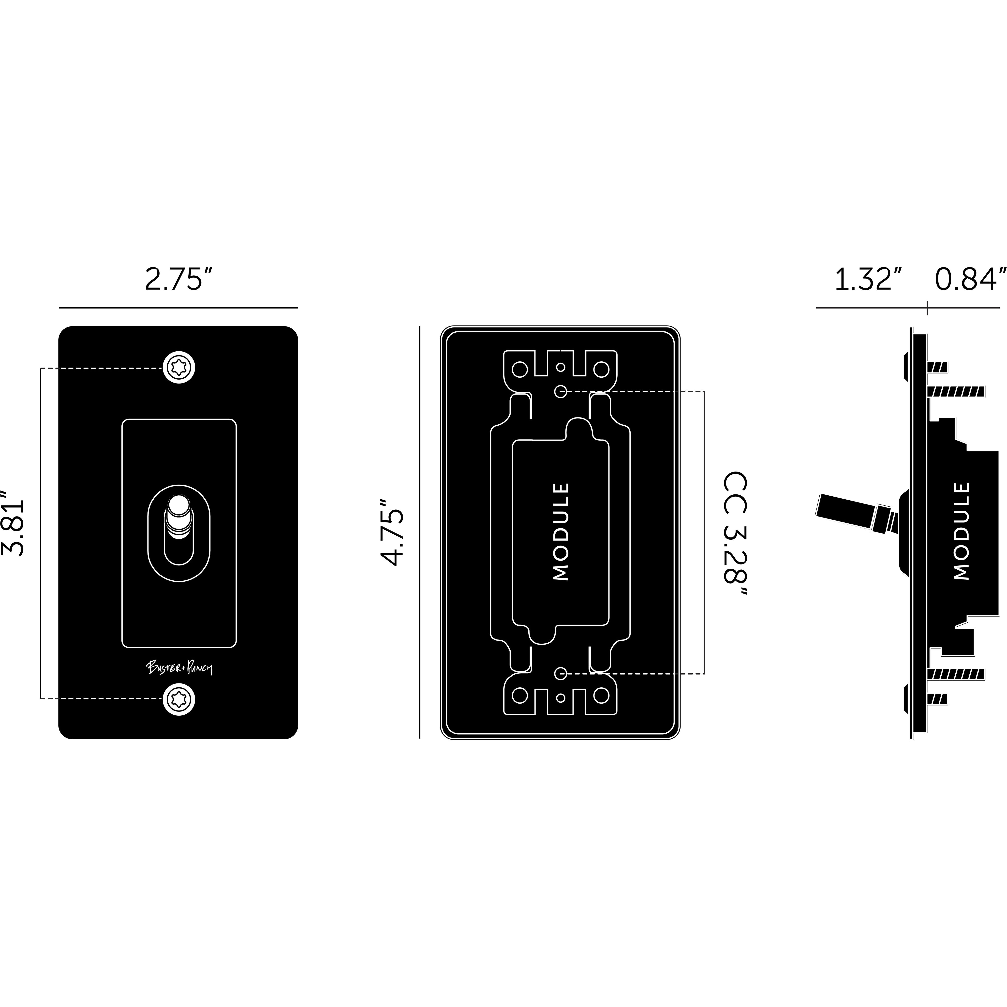 1G Toggle 120-277 Smoked Bronze Light Switch