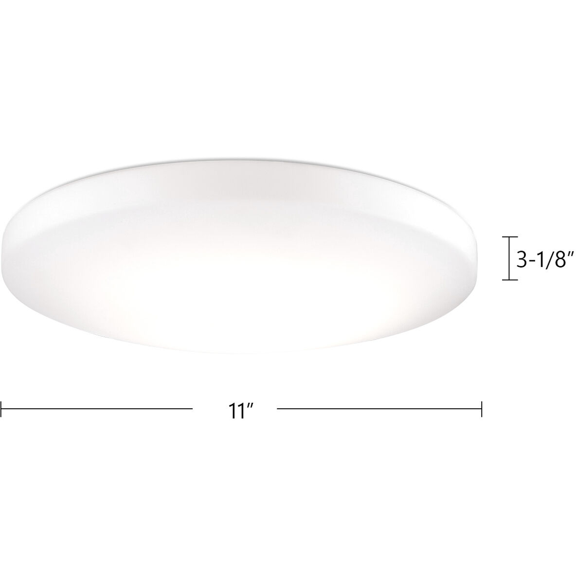 Trafalgar LED 11 inch White Flush Mount Ceiling Light