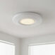 Intrinsic LED 7.25 inch Satin White Flush Mount Ceiling Light in Matte White, Progress LED