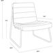 Anton Bravo Cognac Lounge Chair