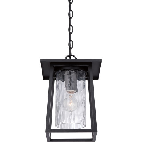 Lodge 1 Light 9.5 inch Mystic Black Outdoor Hanging Lantern