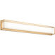 Thornstone LED 30 inch Aged Gold Brass Wall Sconce Wall Light