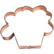 Chef's Hat Copper Cookie Cutter