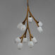 Blossom LED 19.25 inch Natural Aged Brass Multi-Light Pendant Ceiling Light