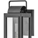 Heritage Sag Harbor Outdoor Wall Mount Lantern in Black, Non-LED