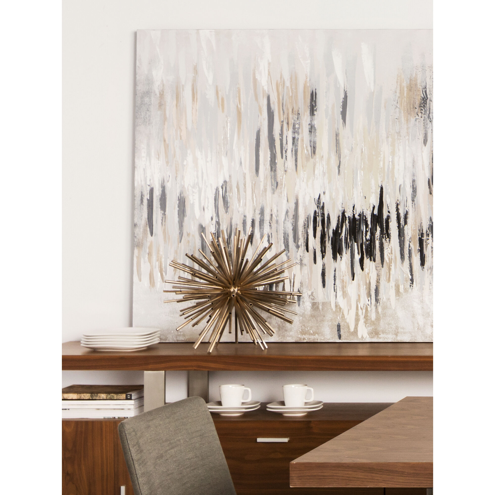 Supernova Gold Table Décor, Set of 2