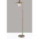 Kieran 57 inch 40.00 watt Antique Brass Floor Lamp Portable Light