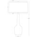 Delilah 34.31 inch 150.00 watt Sangria Glaze Table Lamp Portable Light