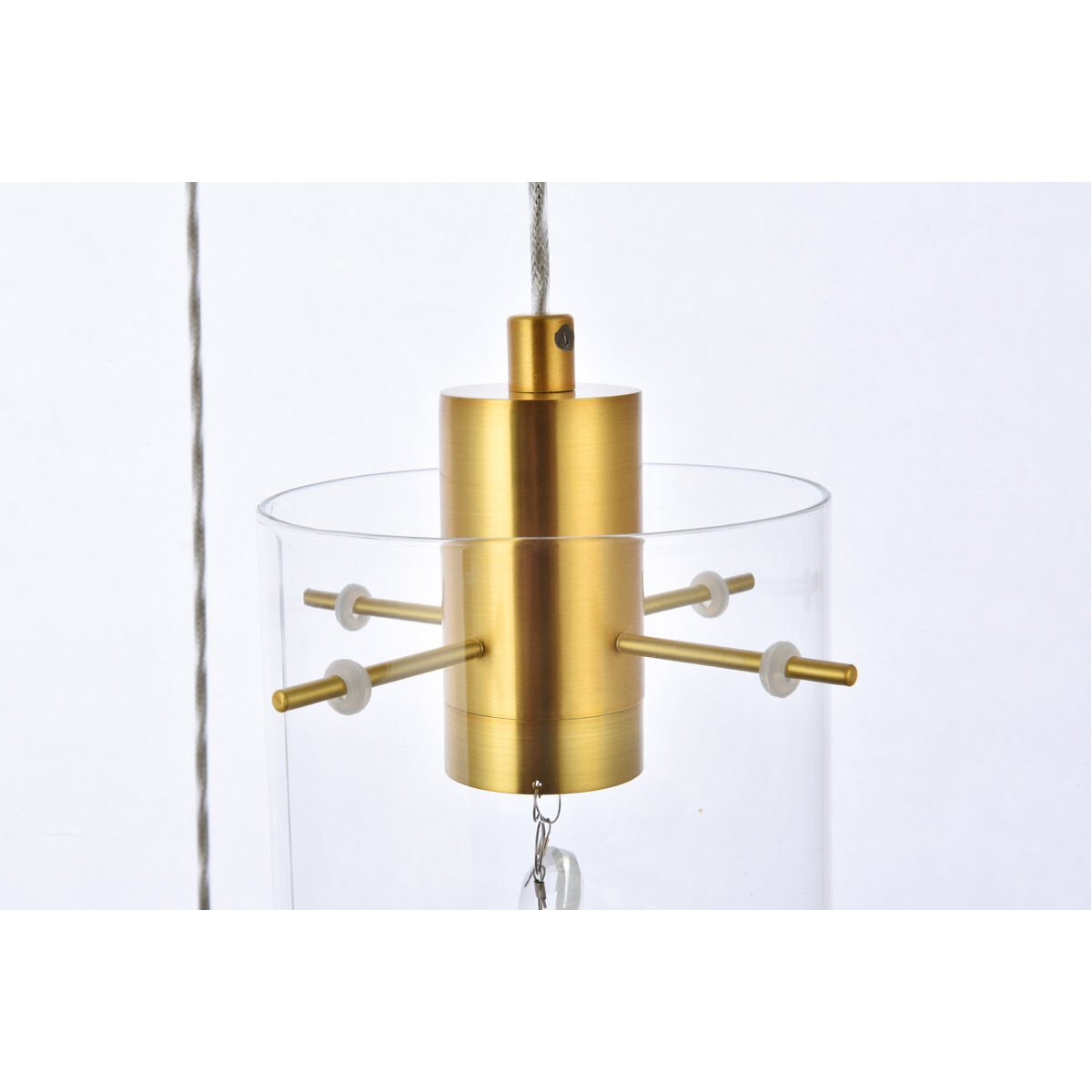 Hana 5 Light 36 inch Gold Linear Pendant Ceiling Light