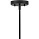 Maisie 1 Light 15 inch Black Pendant Ceiling Light in Cased Opal