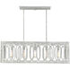 Westbrook 5 Light 37.75 inch Charisma Linear Chandelier Ceiling Light