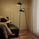 Luna Bella 60 inch 14 watt Matte Black Floor Lamp Portable Light