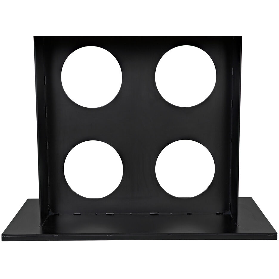 Cameron 95 X 42 inch Matte Black Dining Table