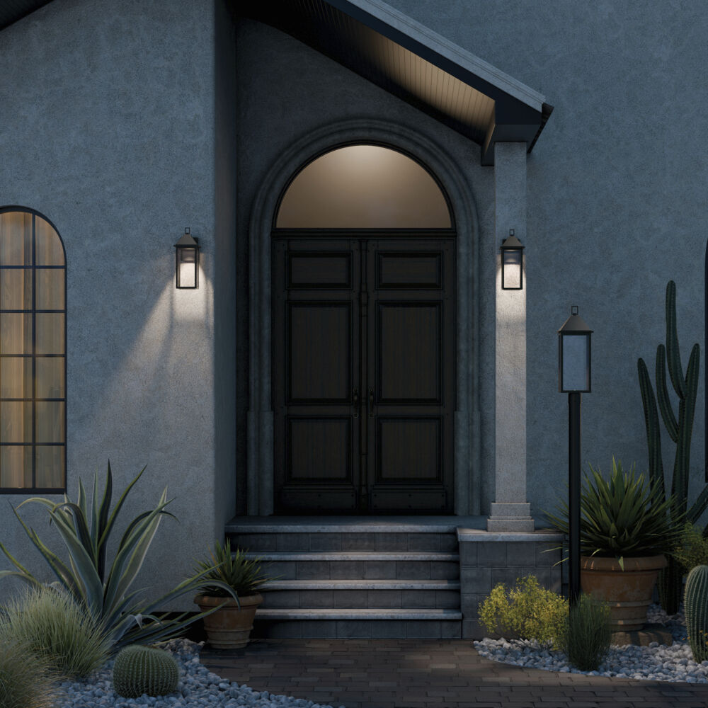 Prin 1 Light 25 inch Olde Bronze Outdoor Post Lantern