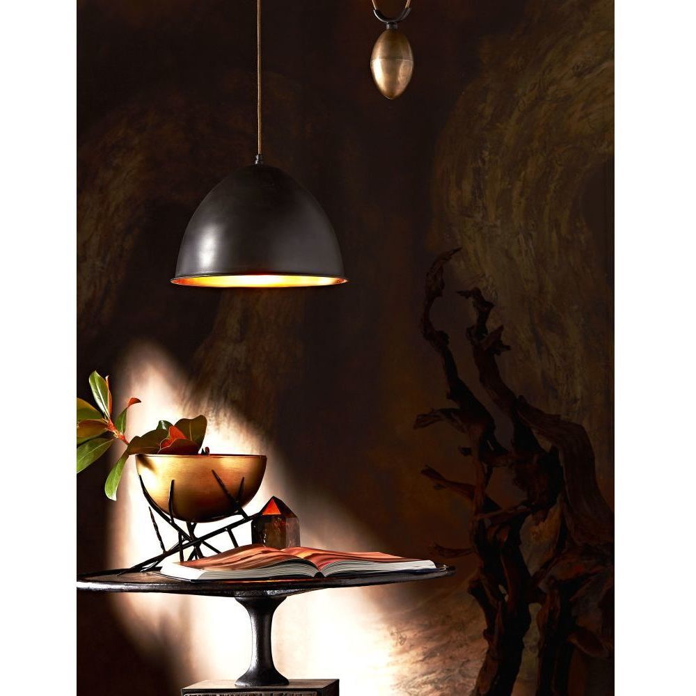 Egg Drop 1 Light 16 inch Bronze Pendant Ceiling Light
