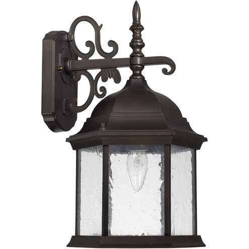 Main Street 1 Light 16 inch Old Bronze Outdoor Wall Lantern