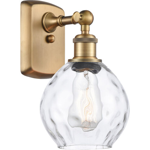Ballston Small Waverly 1 Light 6 inch Brushed Brass Sconce Wall Light, Ballston