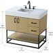 Caroline 36 X 34 inch Honey Brown Bathroom Vanity Cabinet
