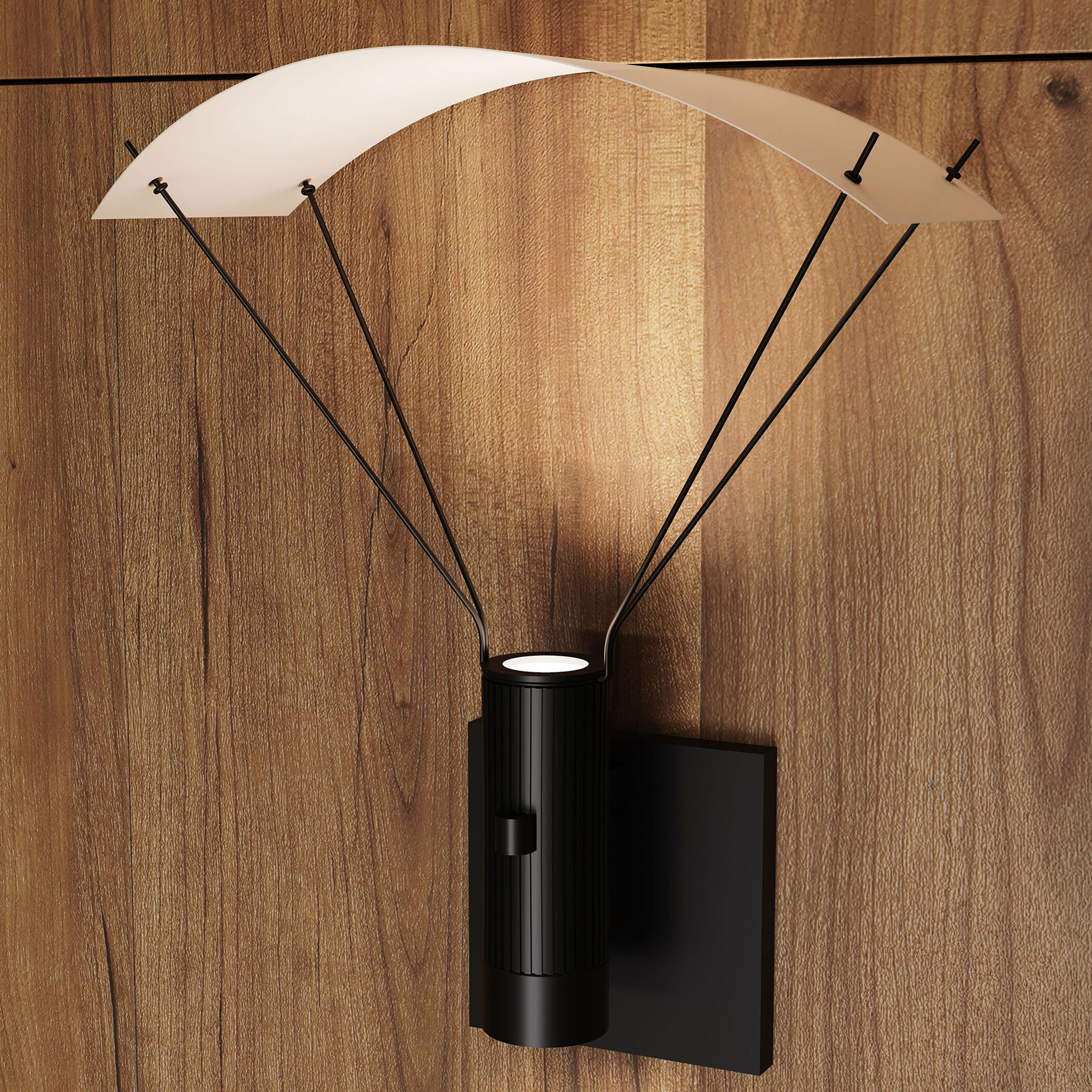 Suspenders LED 11 inch Satin Black Modular Wall Mount Wall Light