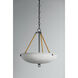 Somerset 3 Light 16 inch Distressed Bronze Pendant Ceiling Light