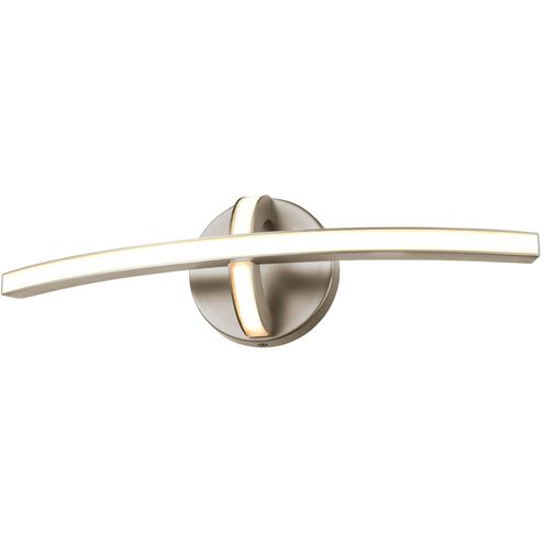 Perigee AC LED LED 18 inch Buffed Nickel Bath Vanity Wall Light