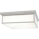 ML LED 20 inch Chrome Flush Mount Ceiling Light