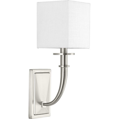 Corky 1 Light 5.63 inch Brushed Nickel Wall Sconce Wall Light, Design Series