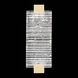 Terra Wall Sconce Wall Light in Gold, Rake Cast Glass