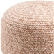 Entwined 12 inch Dusty Pink/Blush Pouf